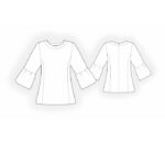 2052 - Bluse mit dekorativen Manschetten – Bild 2