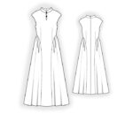 Kleid mit Rockeinsätzen