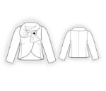 4169 - Halbmantel mit Schleife – Bild 2