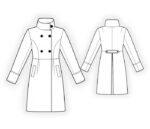 4192 - Doppelreihiger Mantel – Bild 2