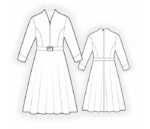 4800 - Kleid mit Teilungsnähten – Bild 2