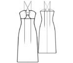 5585 - Kleid mit gereihtem Mieder – Bild 2