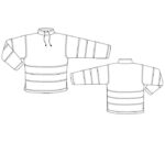 6104 - Sweatshirt mit Einsätzen – Bild 2