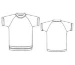 6107 - T-Shirt mit Raglanärmeln – Bild 2