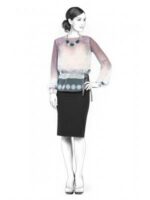 4307 - Bluse mit Passe – Bild 3