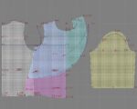 2910 - Bluse mit Übertrittteil – Bild 3