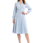 2914 - Kleid mit Taillennaht