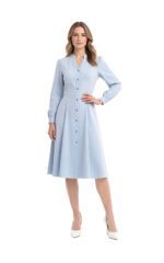 2914 - Kleid mit Taillennaht