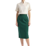 2928 - Bluse mit Formkragen