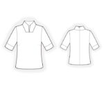 2928 - Bluse mit Formkragen – Bild 2