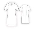 4445 - Gerade Kleid – Bild 2